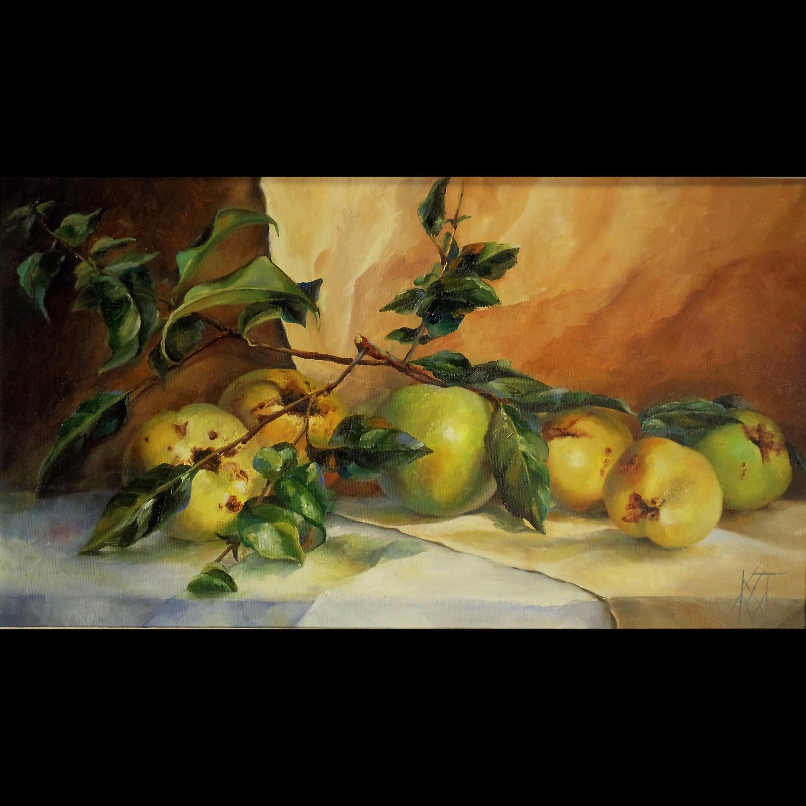 Fruit still life, classic realism