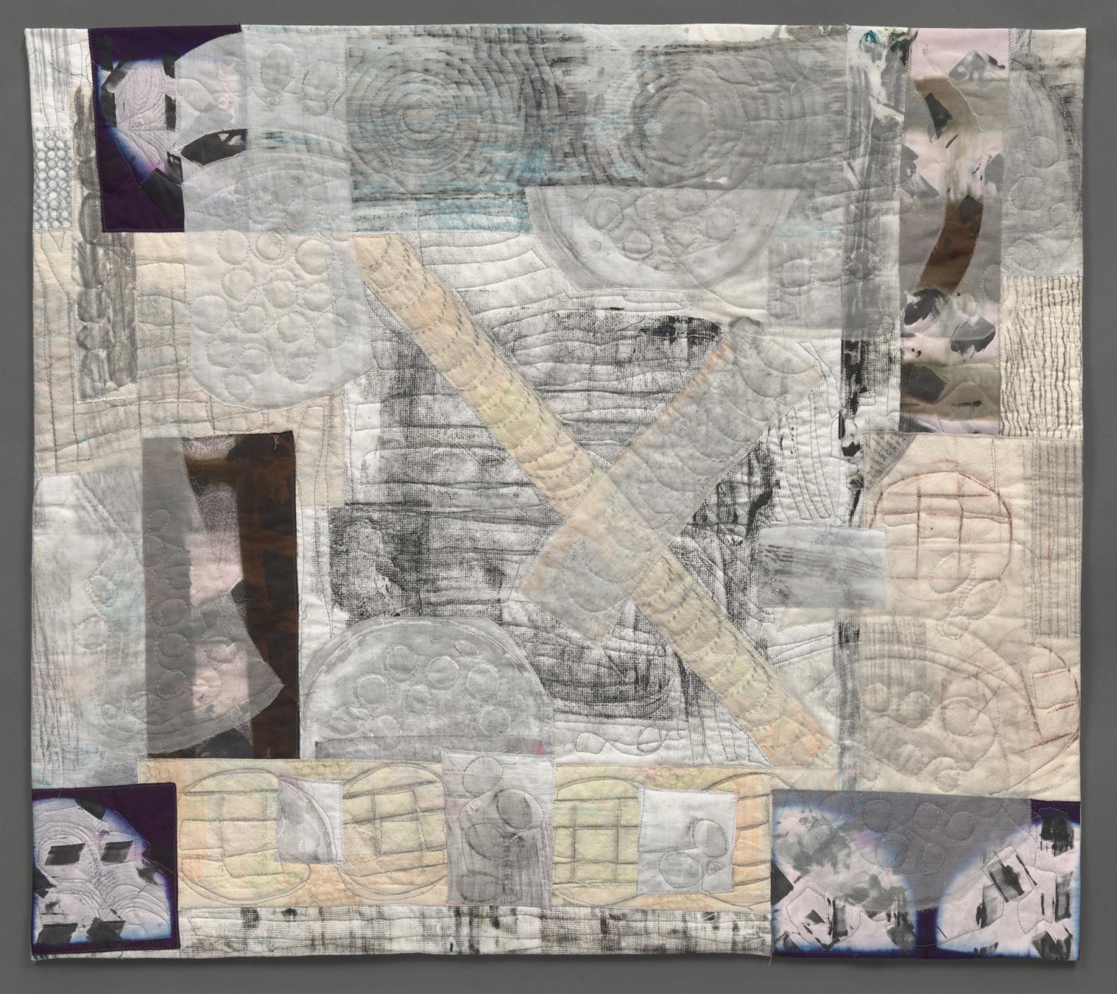Abstract;gray,white,beige prints