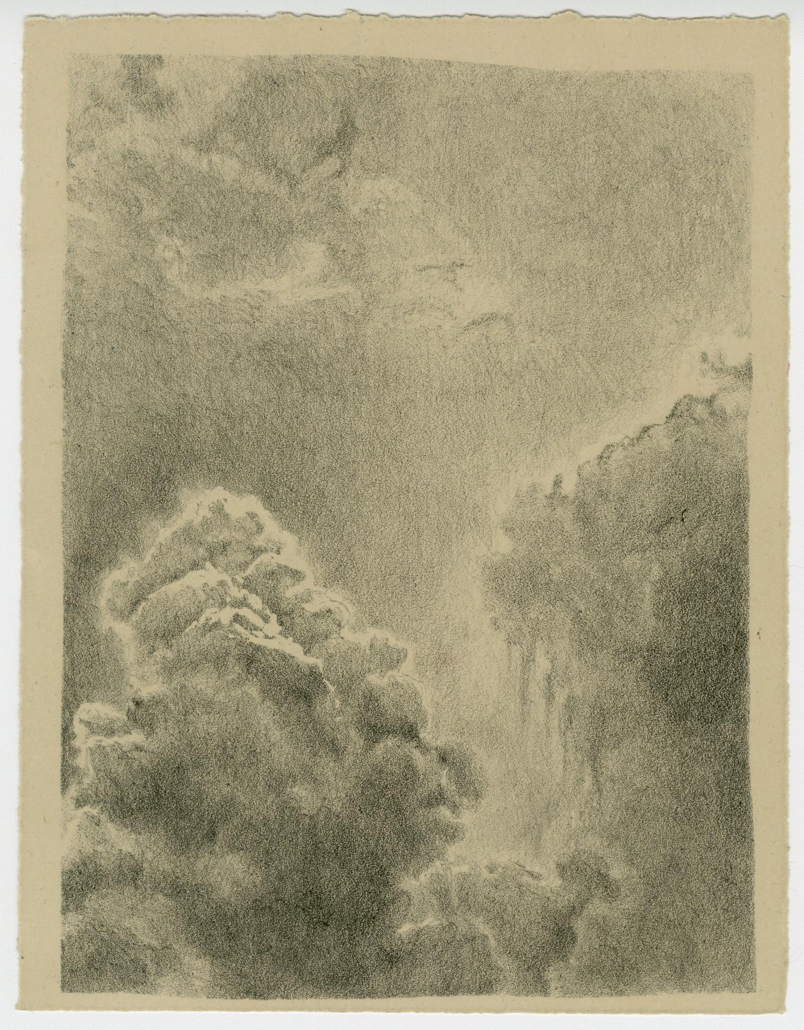Lithograph of Stormlcouds