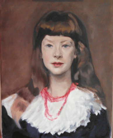 Study of Beatrice Townsend, original portrait by John Singer Sargent