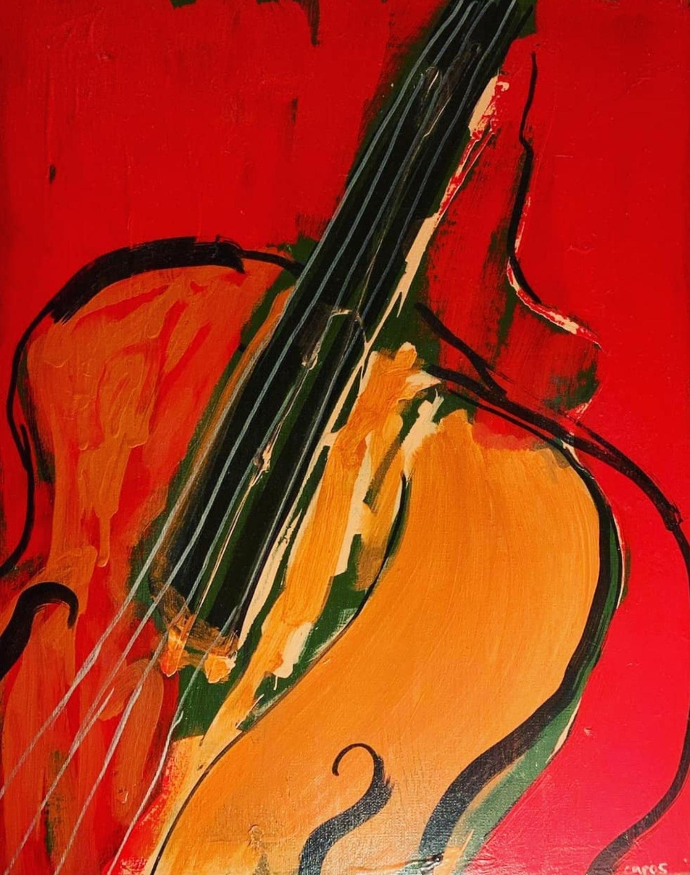 A representation of a vital part of the rhythm section. The pulse, flow and foundation of the bass cannot be underestimated.