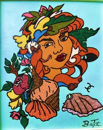Custom Beaded Artwork
Hand Drawn, Using different Medians (acrylics, glitter beads)
Certificate of Authenticity will be provided with artwork.