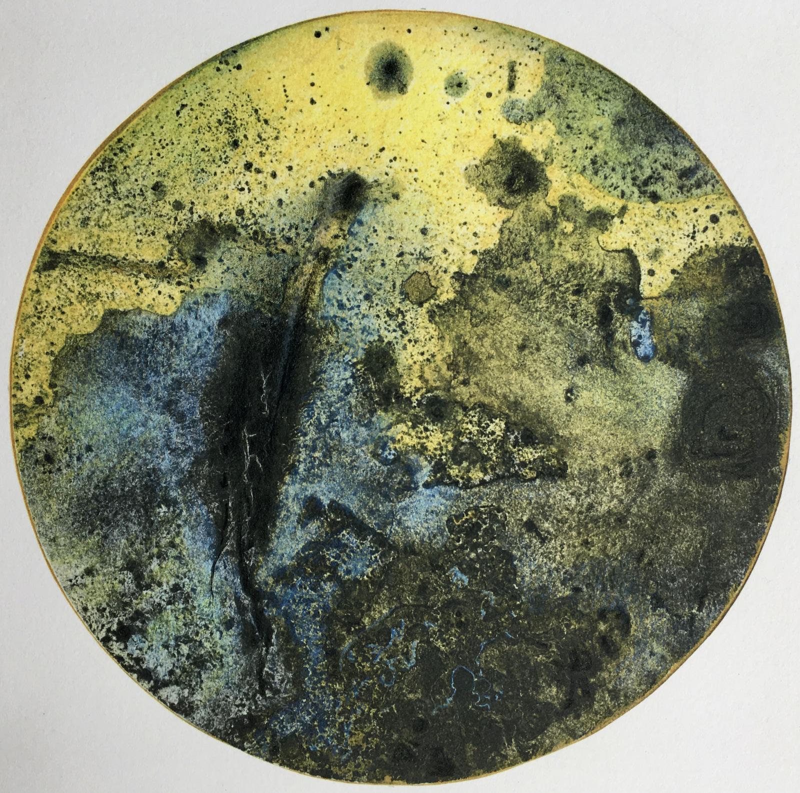 Mixed media monoprint
