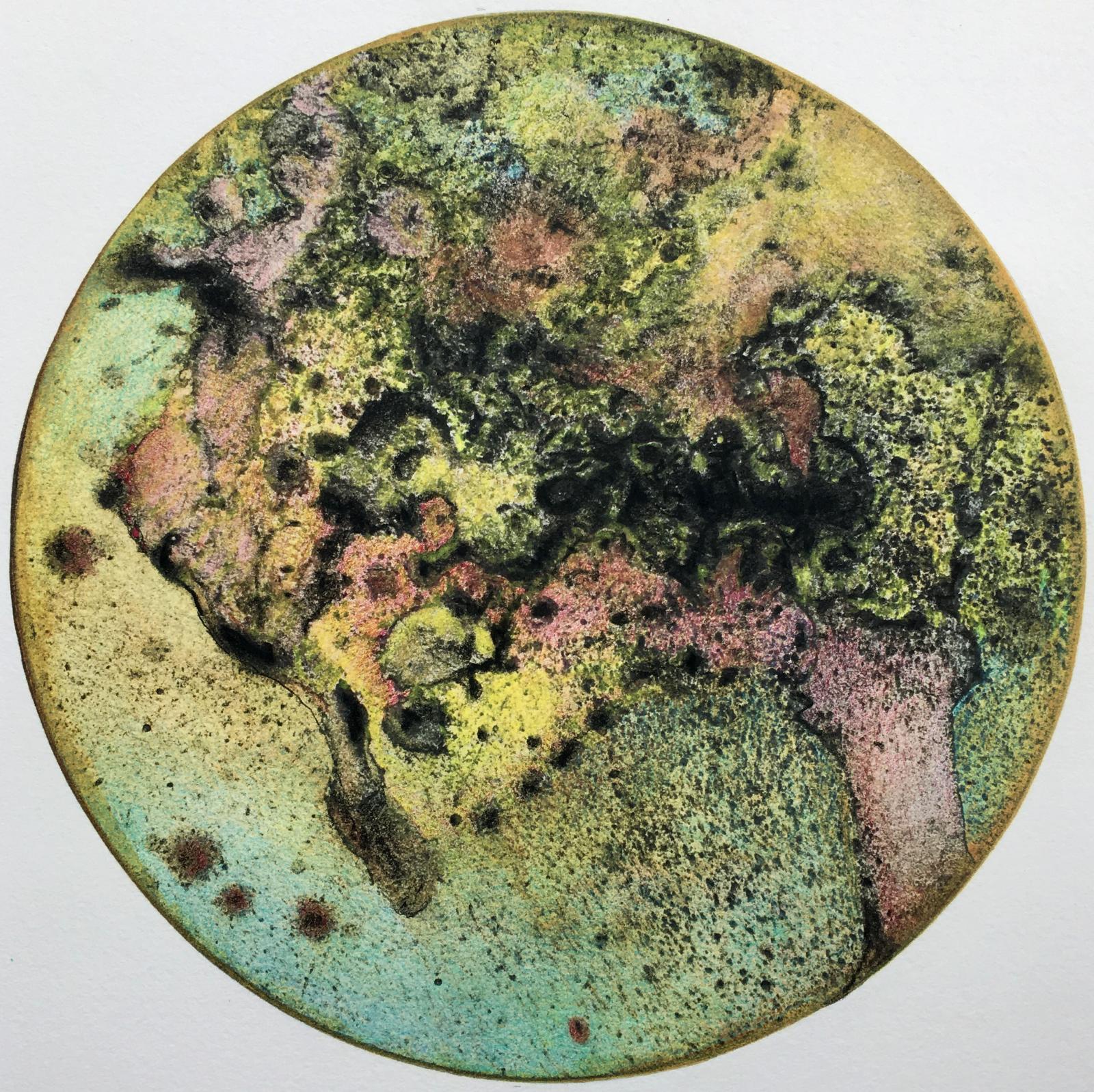 Mixed media monoprint