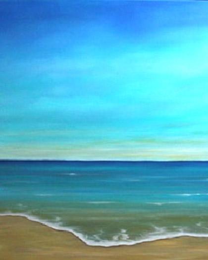 Large 48" x 60" Original oil on gallery wrap canvas signed by artist. More artwork can be seen at www.rizzuttifineart.com