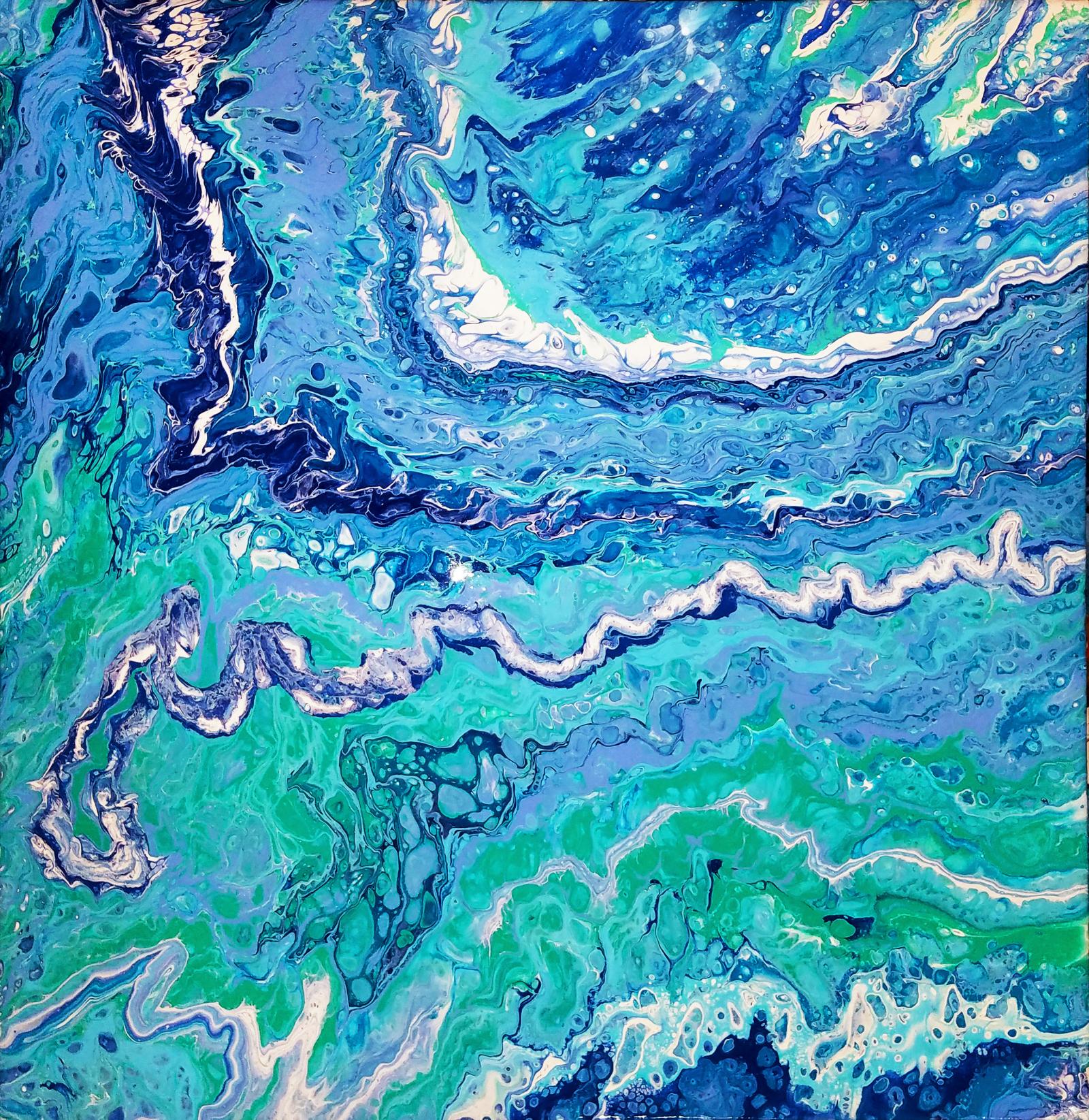 Fluid Acrylic Pouring