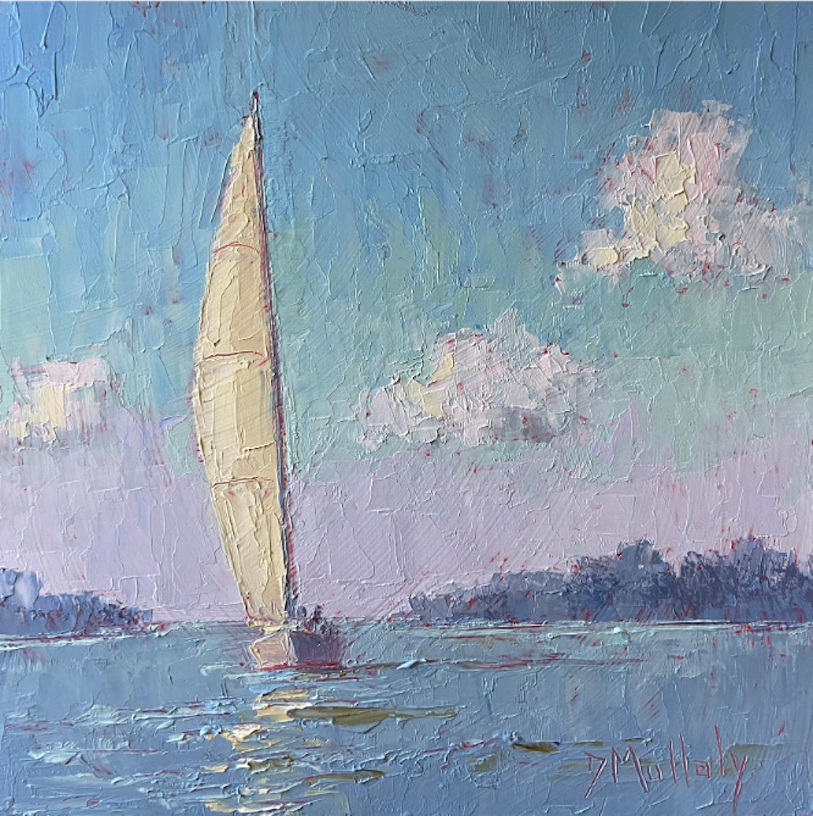 Palette Knife Painting on Gessoed Hardboard