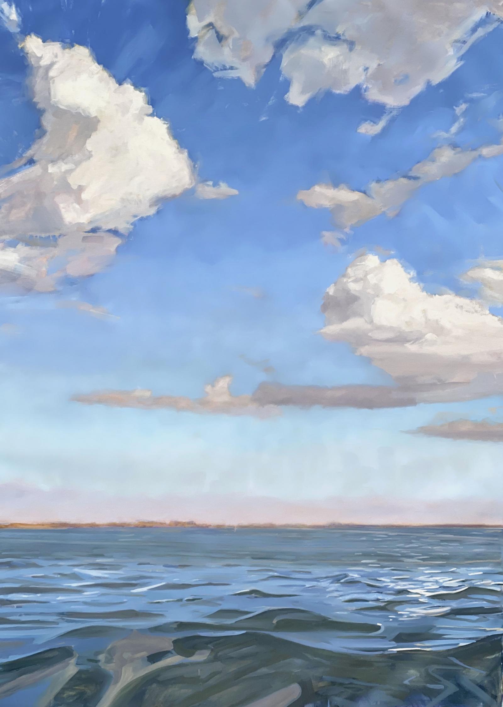 Clouds over water