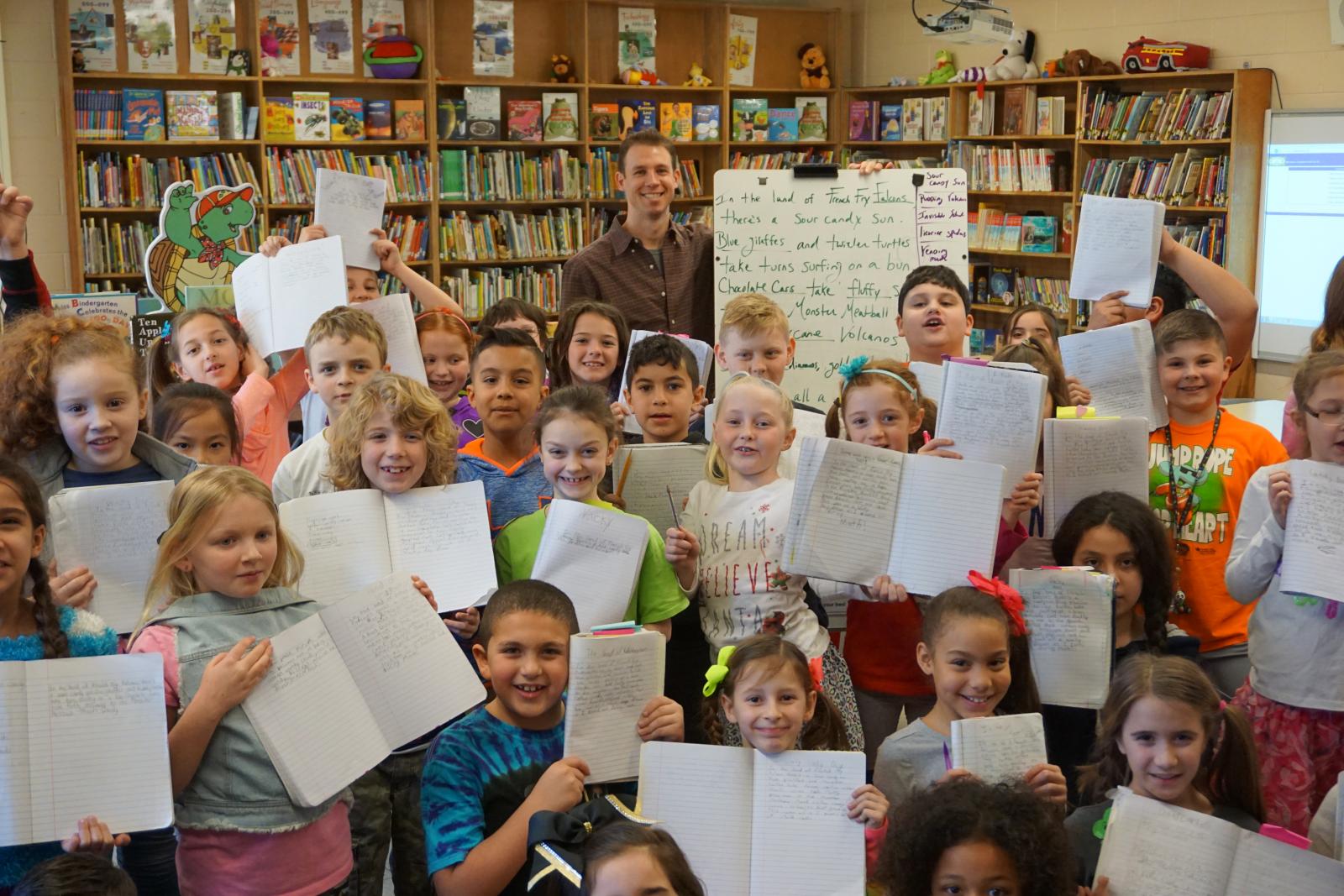 Poetry workshops for elementary school students