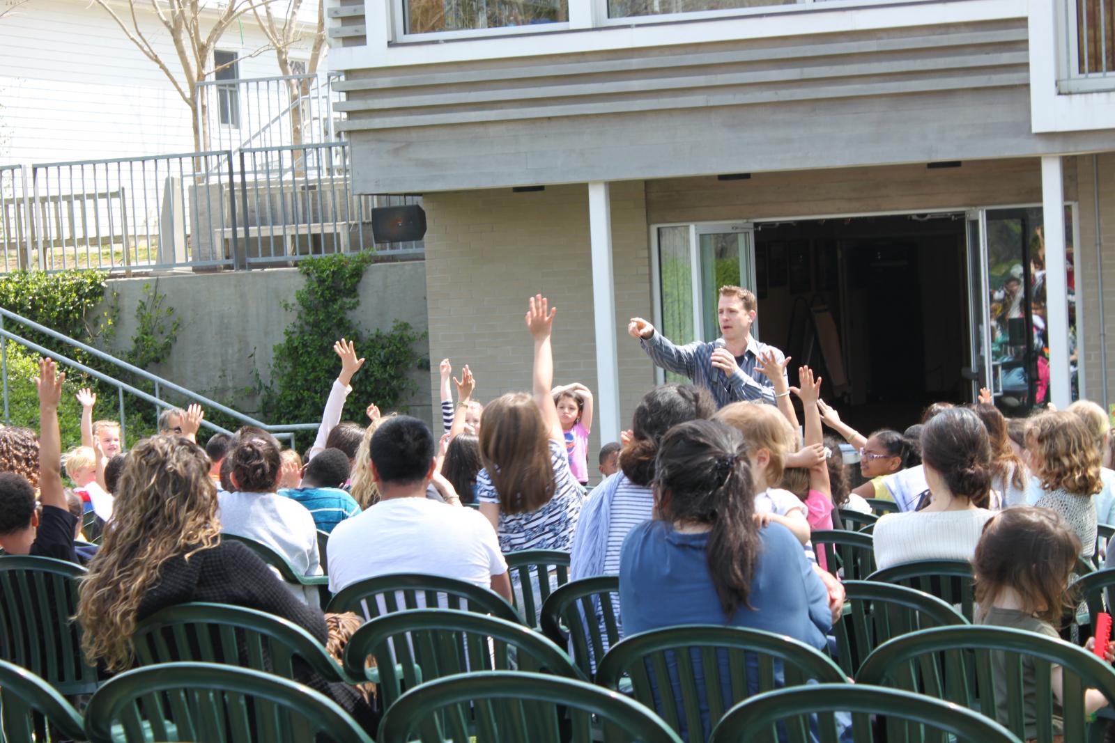 School Assemblies that teach, inspire, and set imaginations on fire!