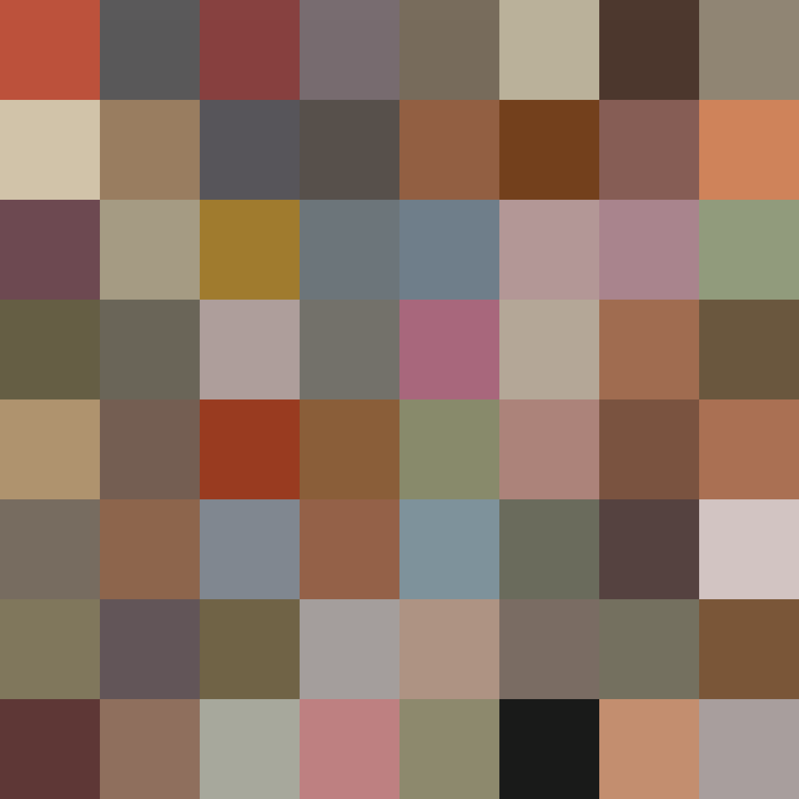 Imagine a special art history where each painting is represented by a single pixel, created by averaging the painting’s color palette. The uniqueness of each pixel lies in its almost unrepeatable color. In the digital world, the simplest color model contains 16.8 million color variations. This allows me to combine large arrays of pixels into compositions that reflect periods, collections, or art movements and compare their chromatic differences.
I can pose both simple and complex questions that have not been asked before:
* Is there a difference between artists whose names start with the letter A and those with the letter Z?
* How do various art movements differ from one another?
* What are the unique features of museum collections?
* How do the color palettes in the paintings of men and women intersect?
* Are there noticeable differences between pre-war and post-war years?
* How does the color palette of an artist’s work change between youth and maturity?
* A comparison of official and unofficial art in the USSR and Nazi Germany.
* Is there a noticeable difference in the palettes of good and bad paintings (expensive and inexpensive)?
* Comparison of the color palettes of nations.
And so on…