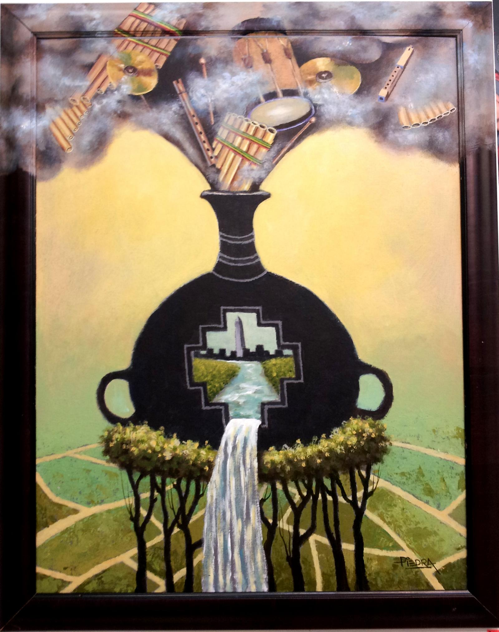 Represents my roots (Inka's roots) present in this new land, sharing with different cultures in Washington DC