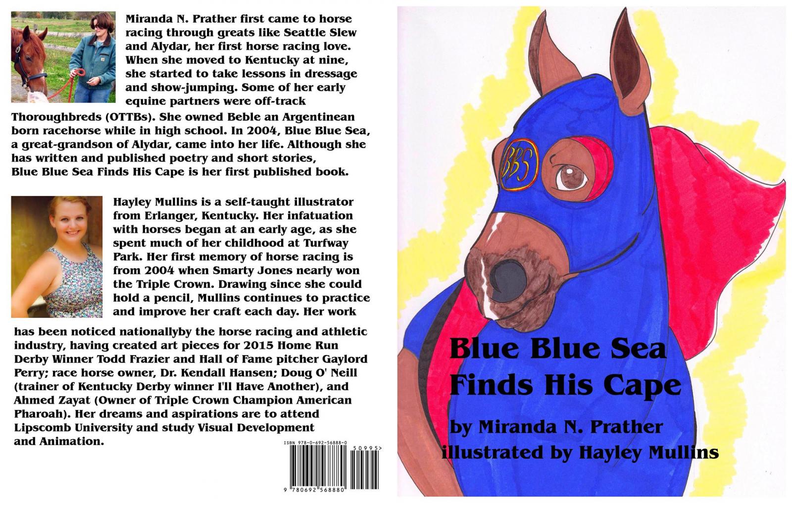 Cover art for the book Blue Blue Sea Finds His Cape