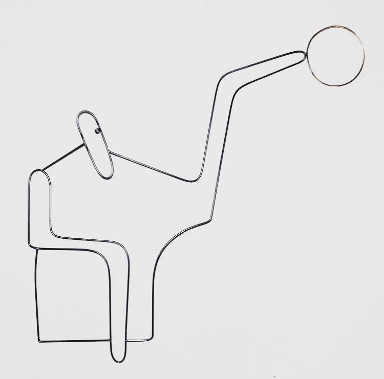 2d metal wall sculpture