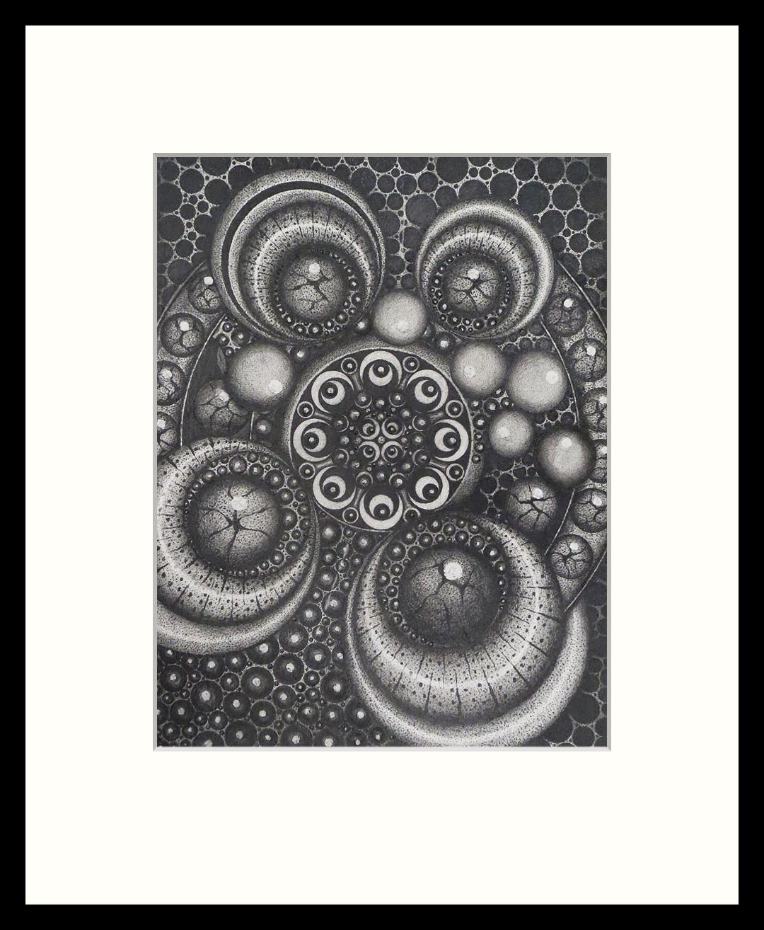 Geometric illusion drawing