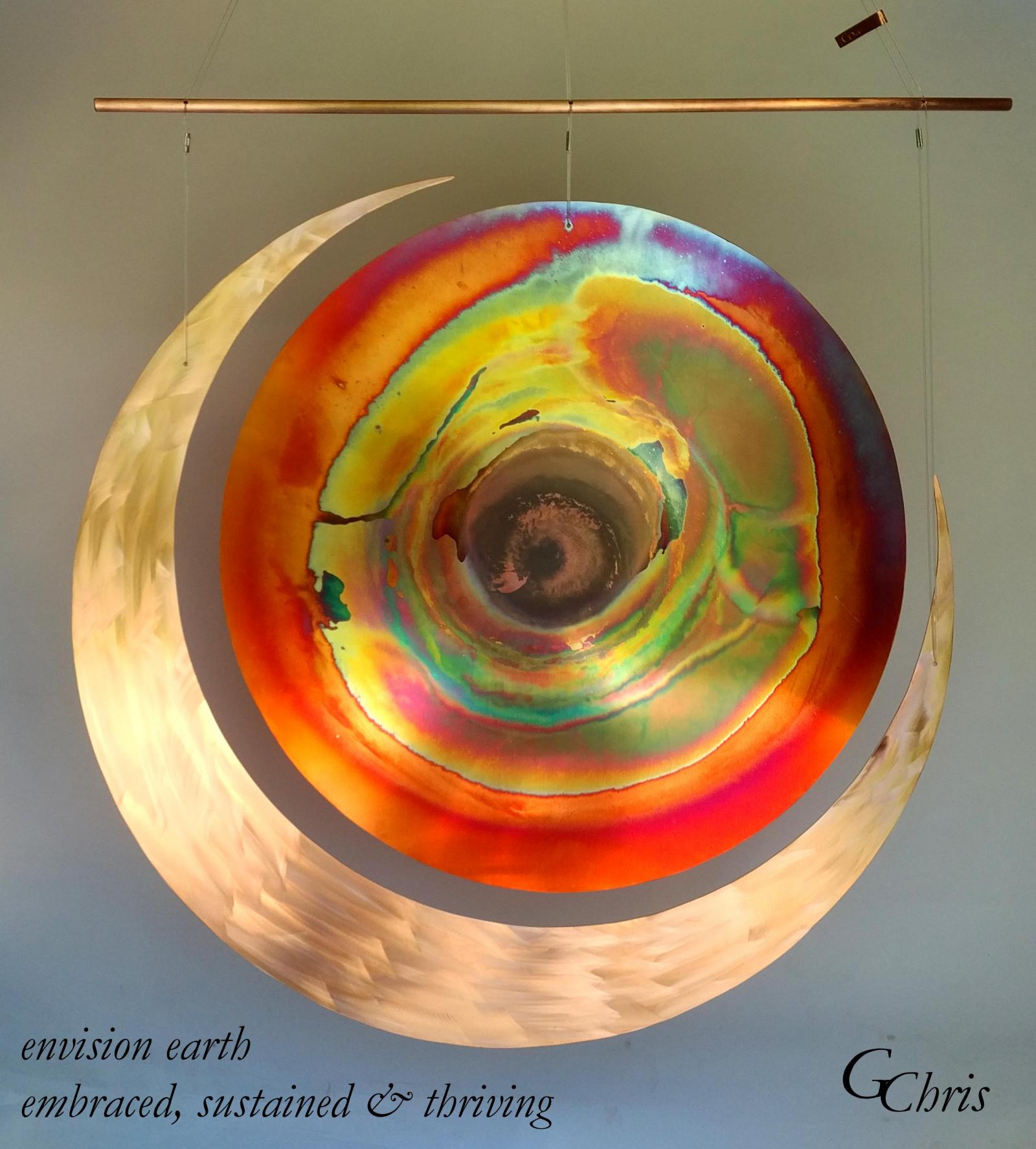 metal mobile
Envision earth and all its creatures embraced to achieve sustained thriving for all everywhere for all time.