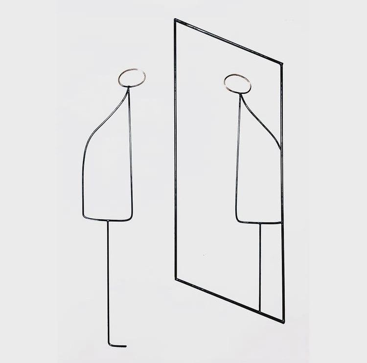 2d metal wall sculpture