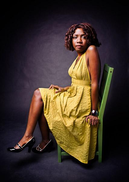 Portrait of Twanna A Hines by photographer Bill Wadman