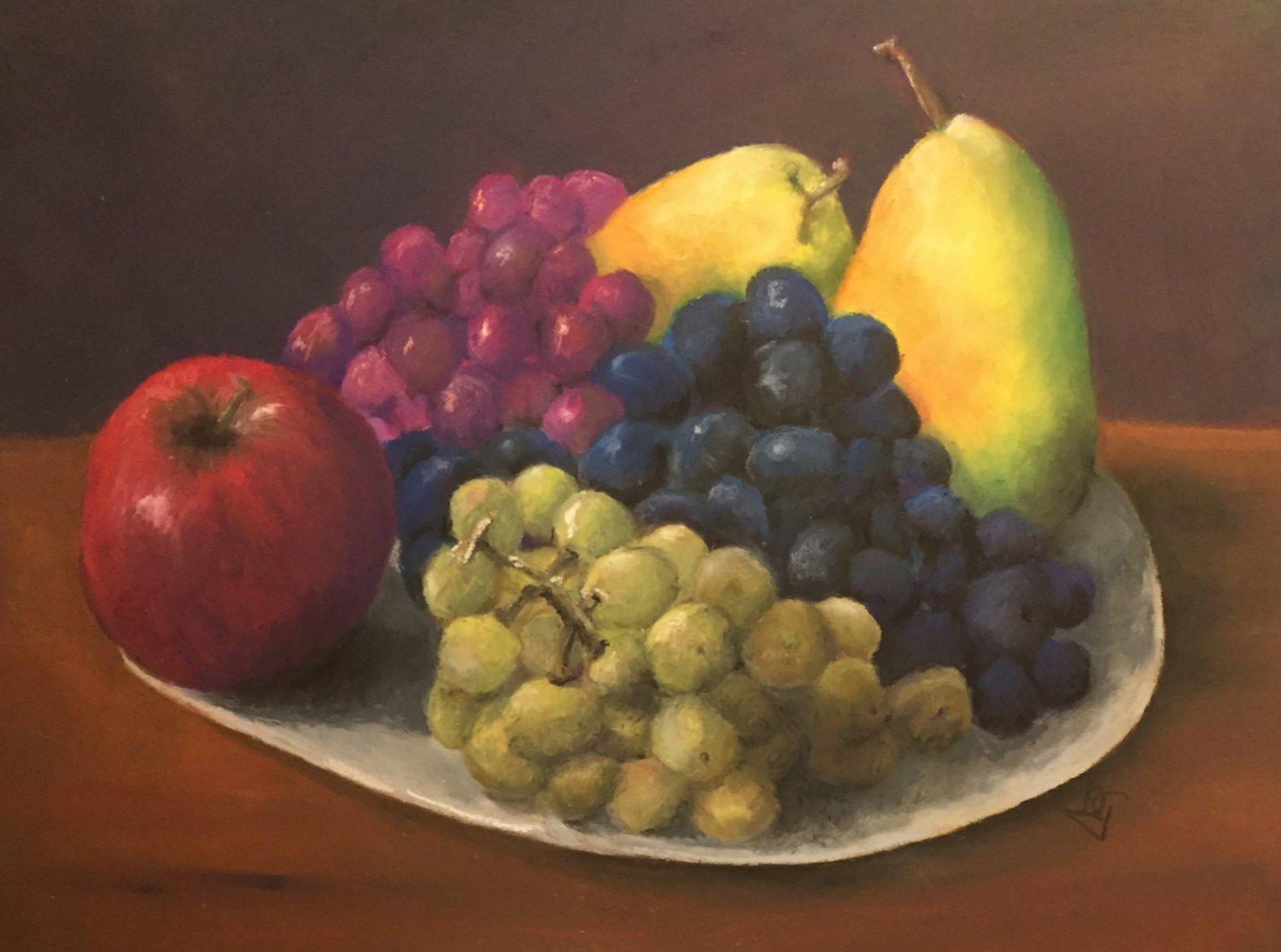 Oil Pastel on Arches Oil Paper.  First place winner 2020, members only Exhibition, Appalachian Pastel League