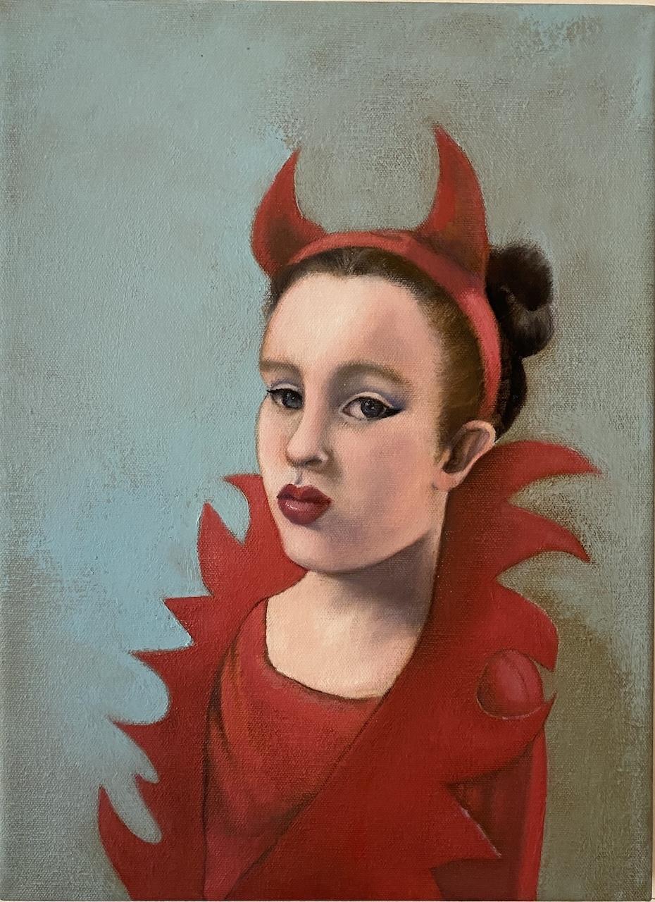 Portrait in Oil on Canvas