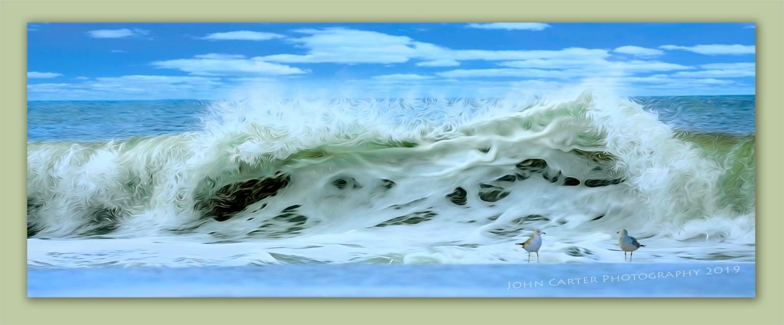 Artistic rendering of a Ocean Wave