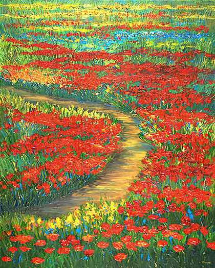 24" x 36" Giclee on gallery wrap canvas. More artwork can be seen at www.rizzuttifineart.com