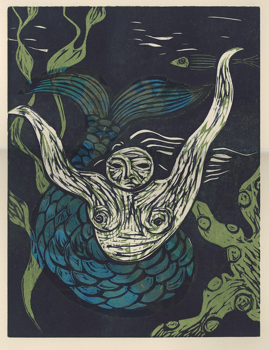 color woodcut