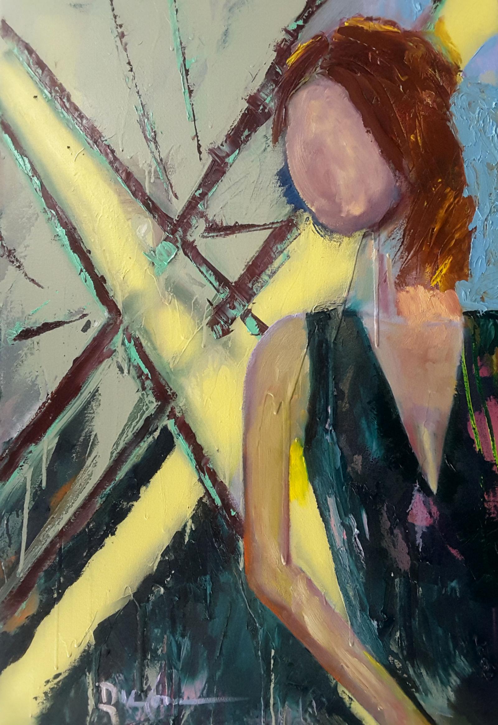 No return
This painting refers to the fact that our country cannot go back to the pre-Roe days when women and girls were oppressed by the draconian laws of the politicians controlled by the Church.