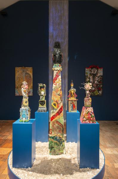 Spirit Sculpture Installation-Baltimore Museum of Art 