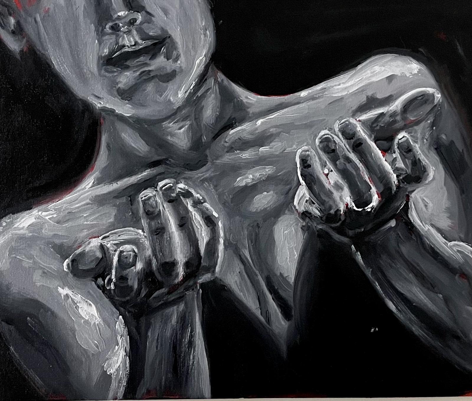 Monochrome painting