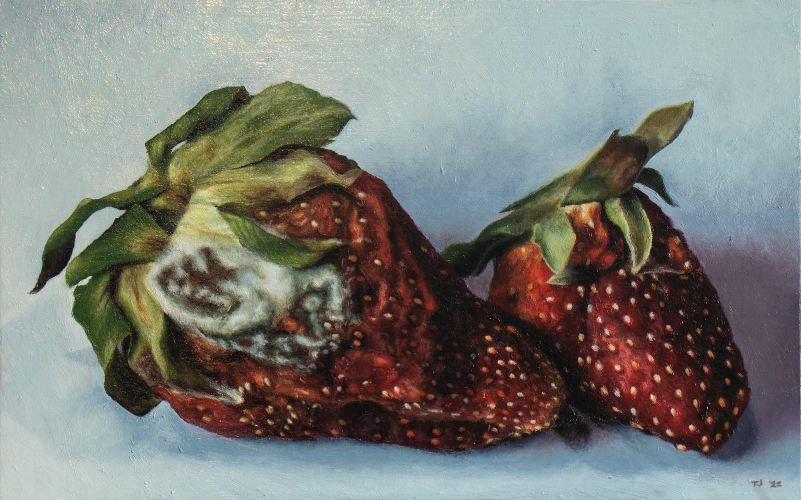 Still life with strawberries