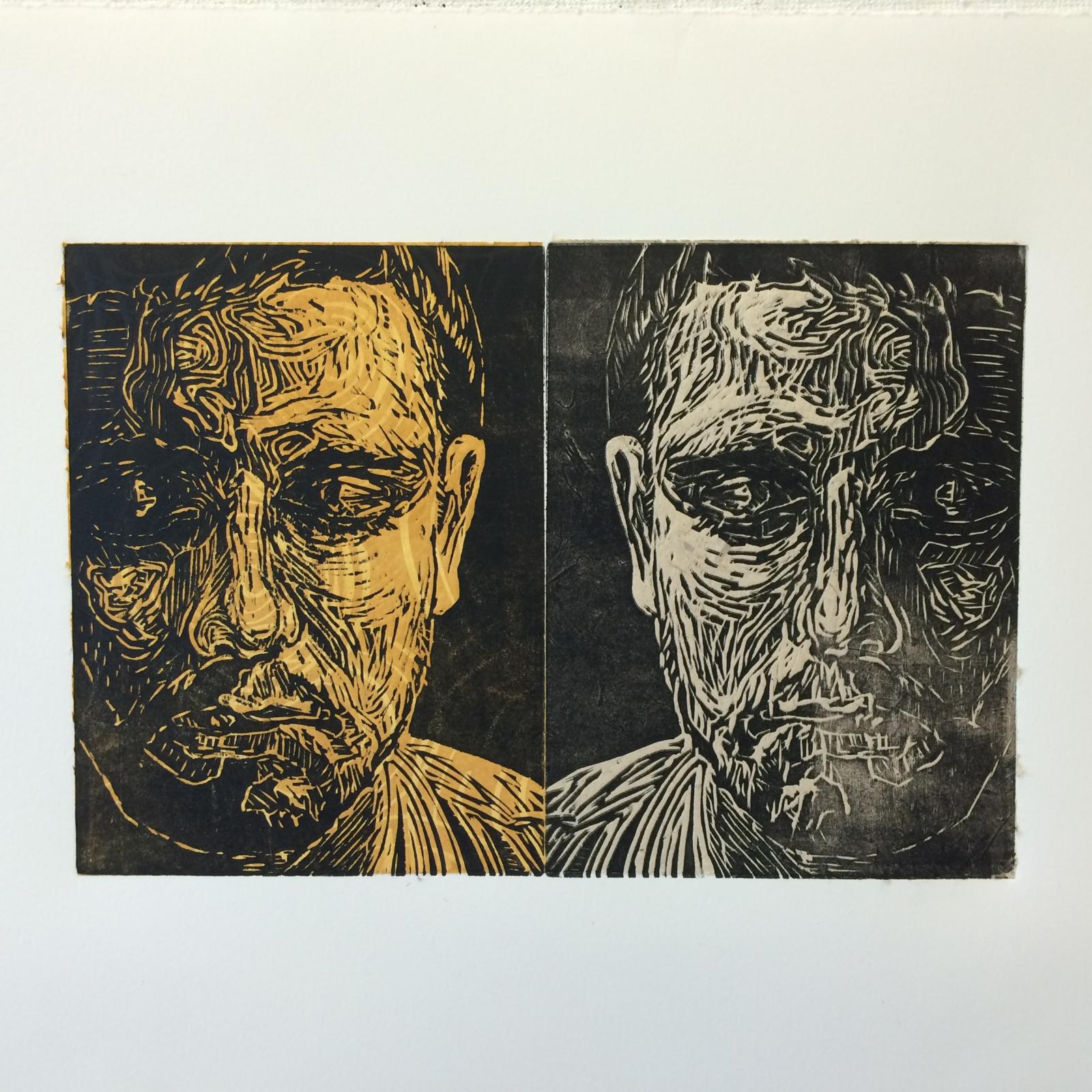 Woodcut print, Printmaking, Relief