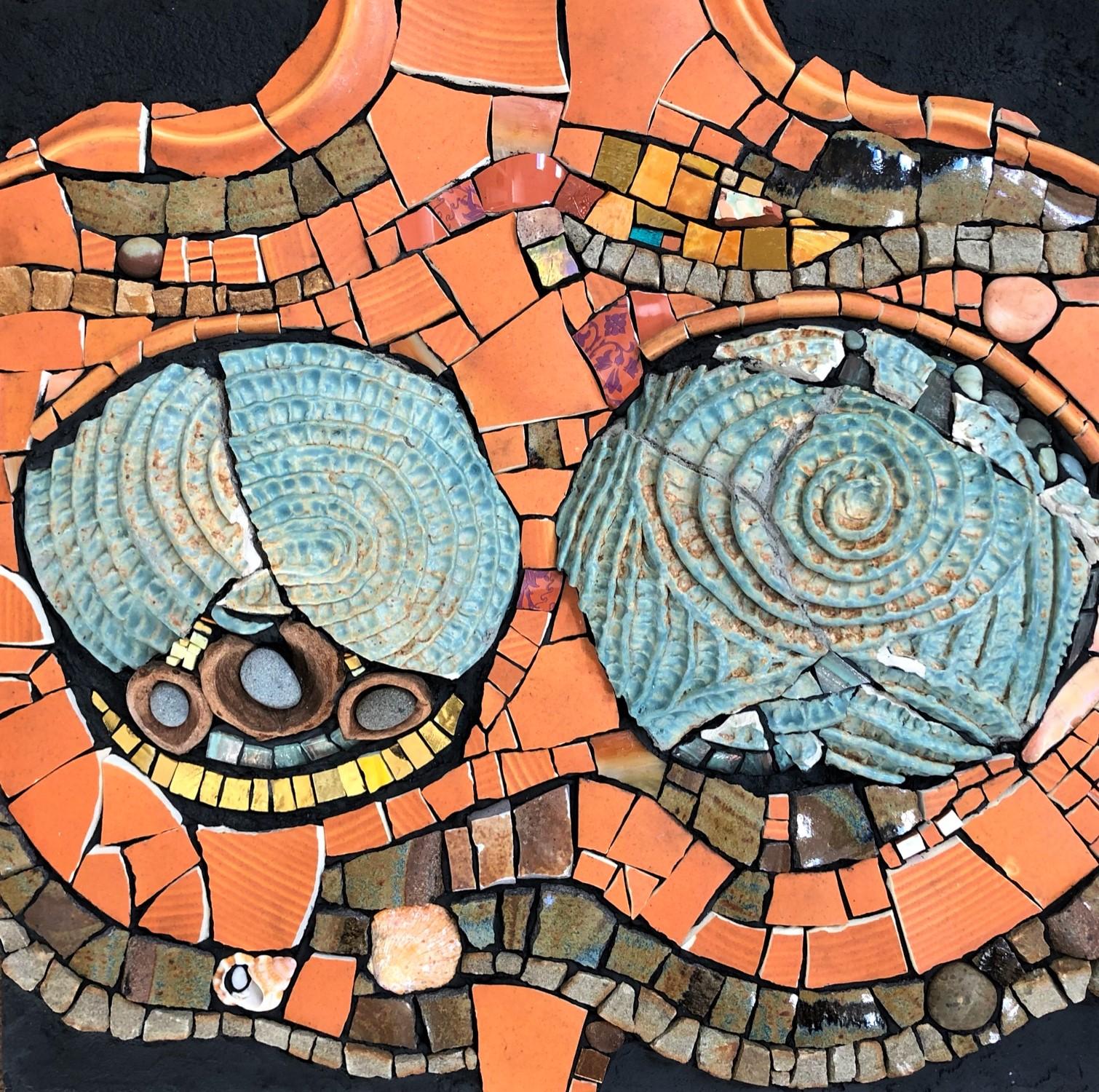This piece was made during the two weeks of intense waiting between having a biopsy done and being diagnosed with an aggressive breast cancer.