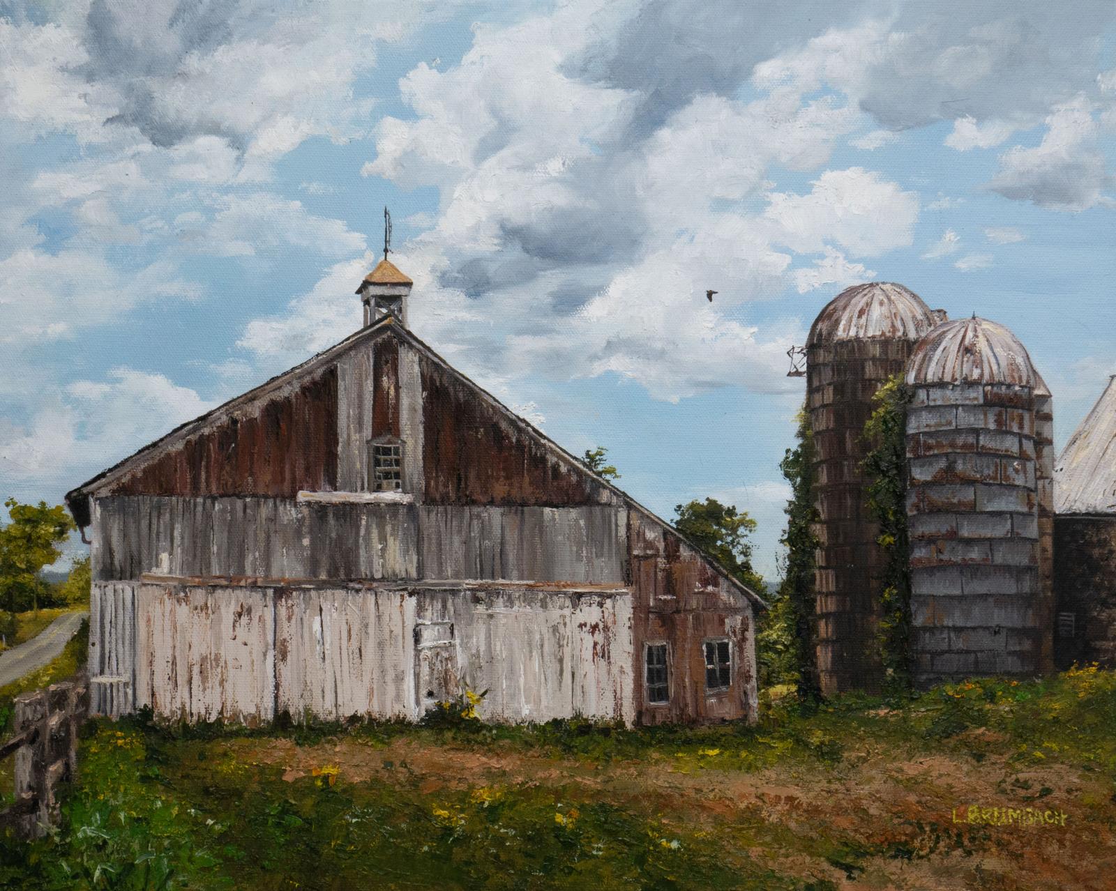 Over the last 30 years, I’ve watched this farm give itself back to nature — to time.
Every year the colors of her walls fade further into grey as the land around her bursts with a myriad of green.
It’s an admirable thing, giving yourself to the elements and to time. You show wear and tear, you show weathering but never quite withering.
Our flourish, our color, our life gradually passes on to those we encounter over time. Making everything around us bright and alive.
These buildings haven’t been overtaken by time, the vines don’t diminish them.
I find incredible comfort in places like this. Places otherwise forgotten. I find them in perfect balance.
Moments at peace.